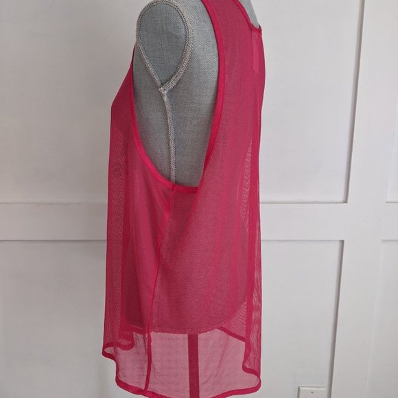 [Adidas] Mesh Jersey Racerback Tank - L - Picture 2 of 5